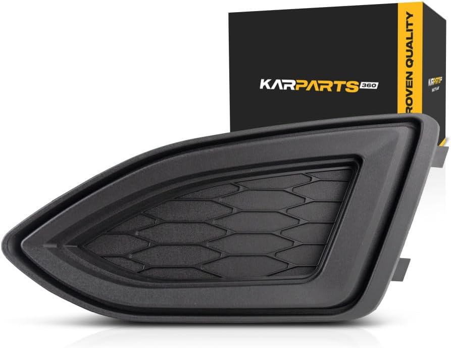 For Ford Edge 2015 2016 2017 2018 Fog Light Cover Driver Side | ASA Plastic | Black | Replacement For FO1038177 | 191275403426, FD12023AL