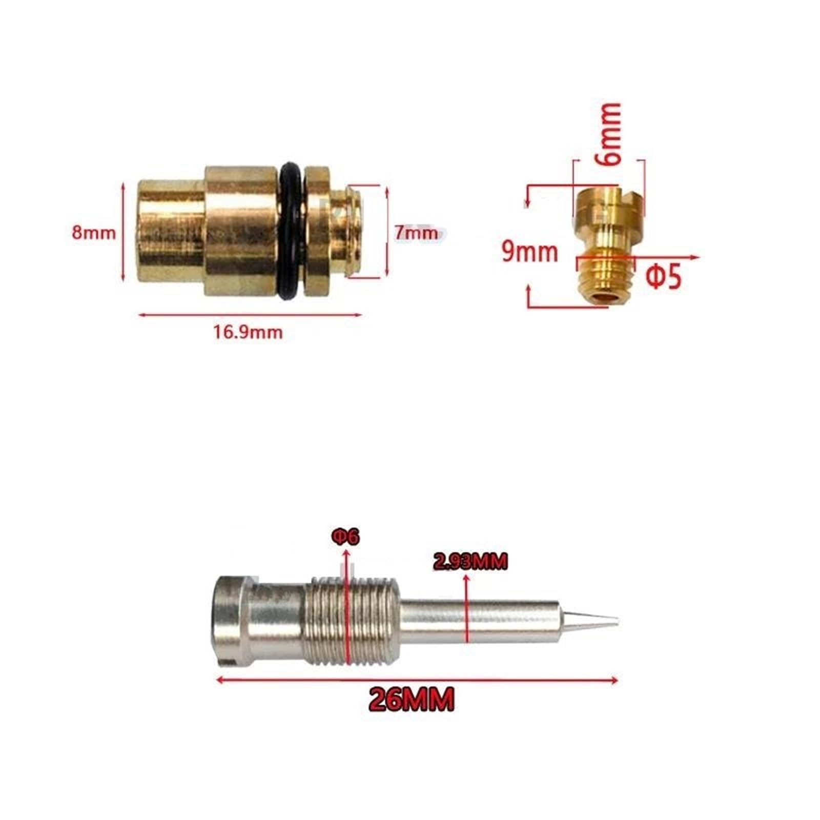 Rebuild para motocicleta MARAUDER VZ 800 Carb Rebuild 1997-2004 1999-2001