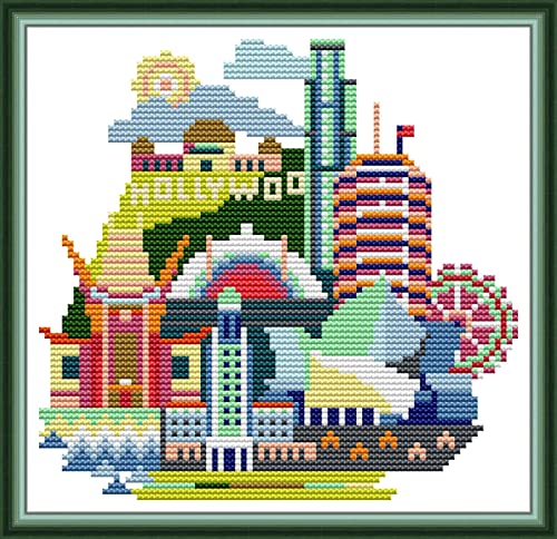 Peinture au diamant 5D mosaïque point de croix et strass cristal 30x40
