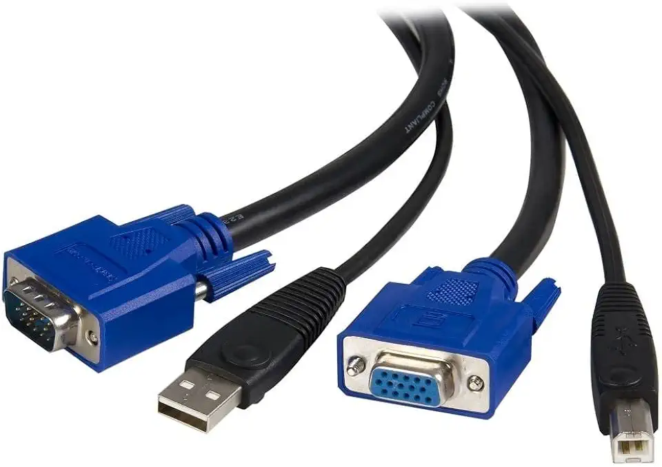 Startech 6-Feet 2-in-1 USB KVM Cable (SVUSB2N1_6)