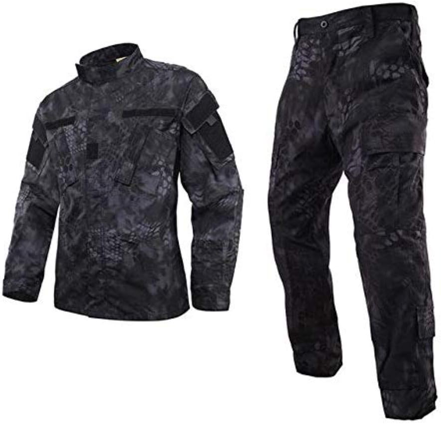 DLP Tactical BDU Combat Pants & Jacket Set – Ripstop Poly/Cotton – Reinforced Knees & Elbow – Military-Style Uniform