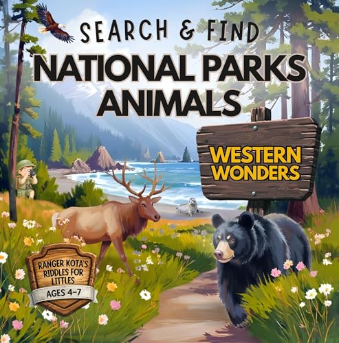 Search & Find National Parks Animals: Western Wonders (Ranger Kota's Riddles for Littles)