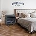 Bluegrass Living B30TNB-BB Ventless Natural Gas Blue Flame Space Heater with Thermostat Control, 30000 BTU, Heats Up to 1400 Sq. Ft., Includes Wall Mount, Base Feet, and Blower, Black