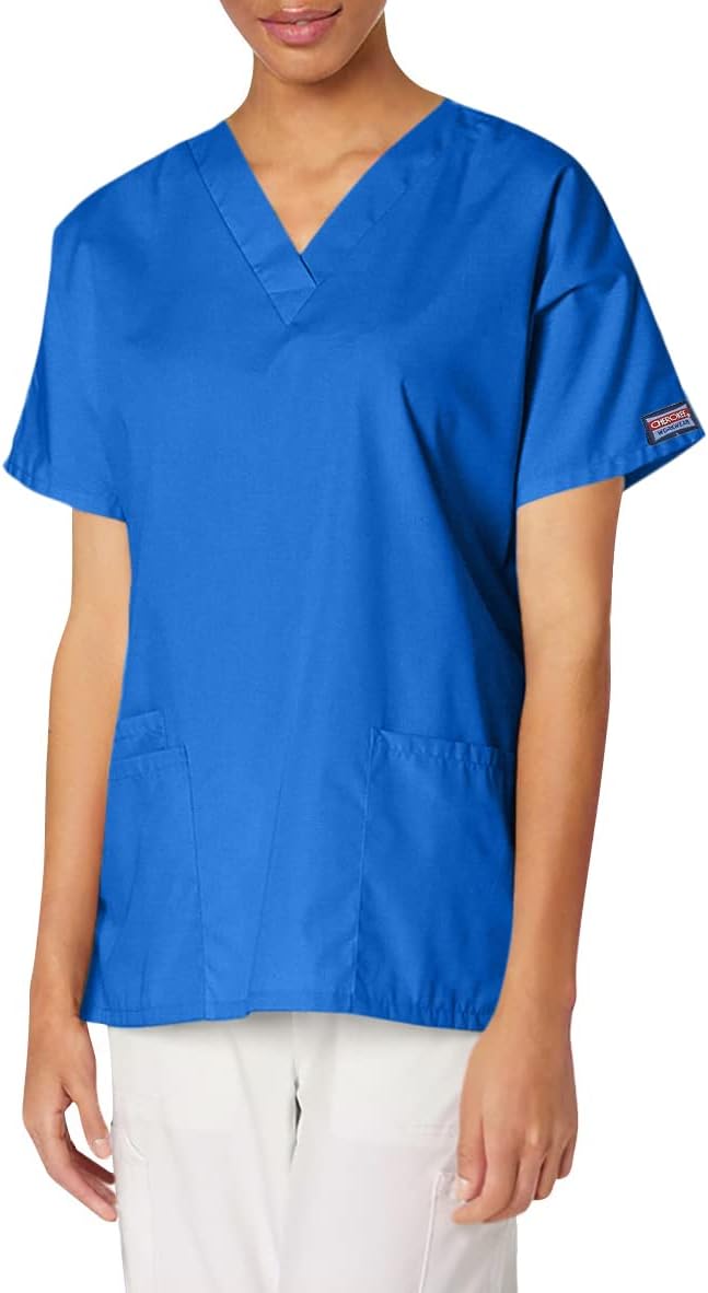 Scrubs for Women Workwear Originals V-Neck Top 4700 Small Royal