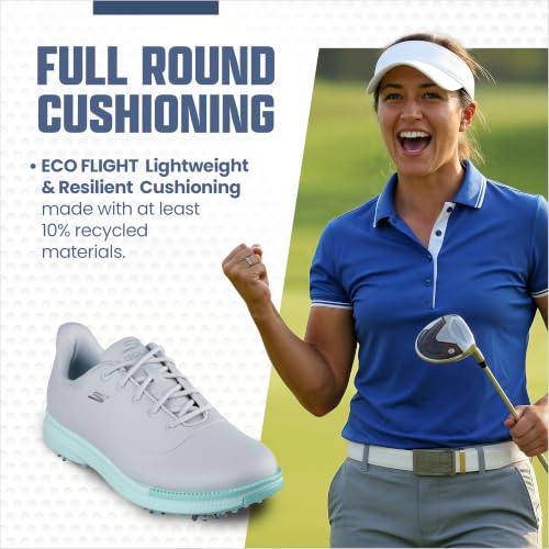 Image of Skechers Women's Jasmine Waterproof Golf Shoe | Golf, Waterproof, ECO FLIGHT Cushioning, GRIPFLEX Outsole, Light Weight, Replaceable Softspikes