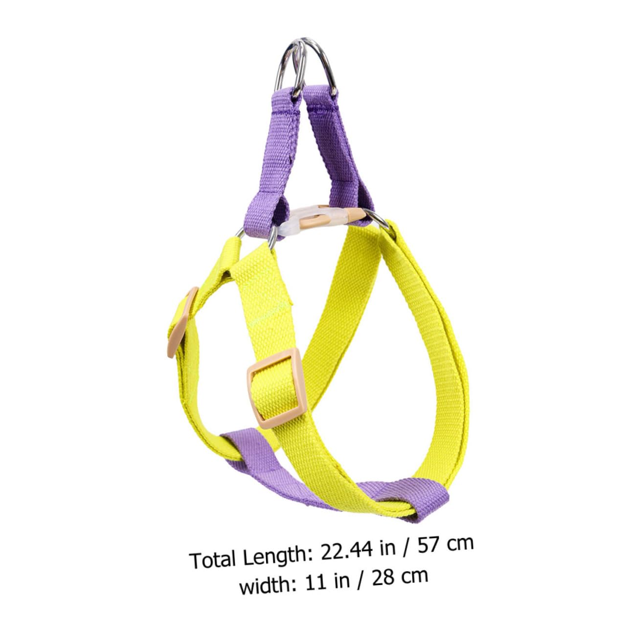 FRCOLOR 3pièces Réglable pour Chien Gilet De Traction Respirant pour Promenade Extérieur Ceinture Sécurisée pour Chiens Design Et sans Laisse