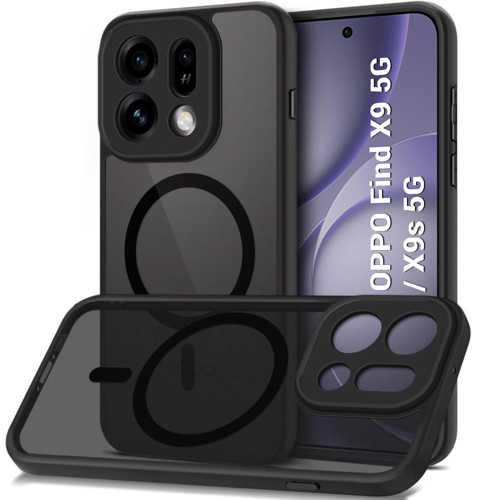 TheGiftKart Hybrid Shockproof Back Cover Case for Realme GT 6 / GT 6T 5G Compatible with MagSafe | Hard Back Cover Case for Realme GT 6 / GT 6T (PC & TPU, Translucent Smoke Matte Back, Black Sides) — Amazon image 9