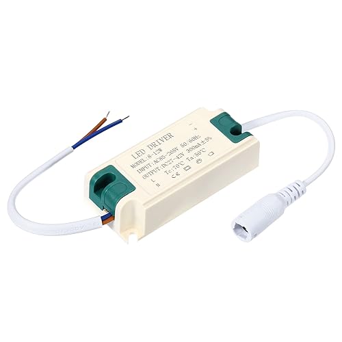 Miniatura 6 de PATIKIL Controlador LED de 8-12W 300mA, paquete de 2 salidas AC 85-265V 27-42V DC Conector hembra Conector rectificador de corriente constante
