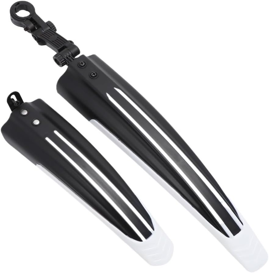 Motorbike Splash Mudguard 2pcs Front/Rear Bicycle Mudguard Set Mud Guards Wings for Mountain Bikes for Road Bike for Folding for 20'', 22'', 24'', 26''