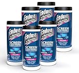 Endust For Electronics; Screen & Surface Cleaning Wipes, For TV, Phone, Computer Monitor, Laptop, Tablet, Pre-Moistened, Alcohol and Ammonia Free, 70 Count, 6 Pack (11506P6)