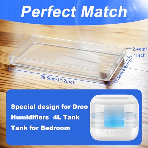 Clear Leak-Proof Tray for Dreo Humidifier HM311 4L Tank Smart ...