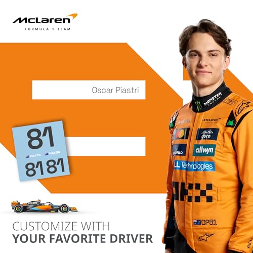 Image of LUPPA Formula 1 MCL60 Model kit - 1:18 Scale Racing F1 MCL60 Model Inspired by Lando Norris & Oscar Piastri l Building kit, Collectible diecast, 140 Pieces