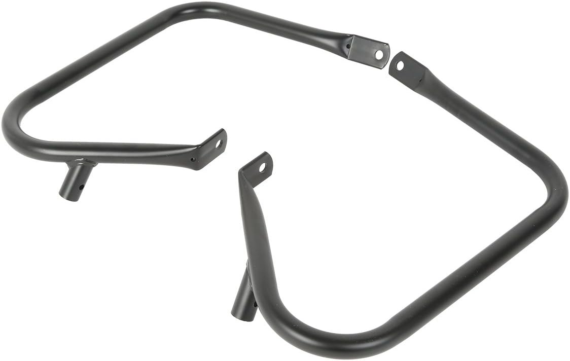 Green-L Saddlebag Guard Support Bar Fit for Harley Touring Road King Electra Glide Street Glide 1997-2013 (Black)