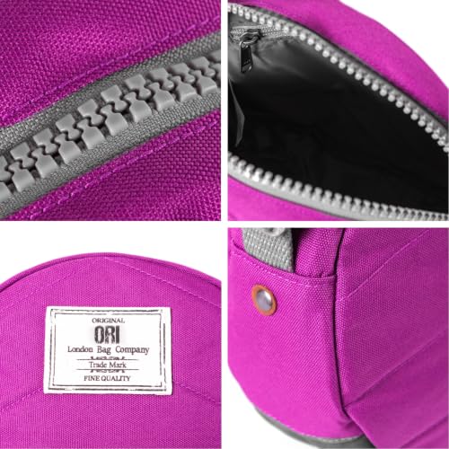 Image of ORI LONDON Crossbody Bag - Nylon Crossbody Bags for Women & Men with Chunky Zippers - The Paddington
