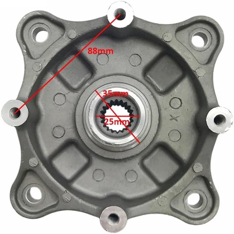 Front Hub A Fit for B-yang Feishen 300 300CC FA-D300 2 Drive ATV Quad Version A 4.1.01.0011 Replacement parts