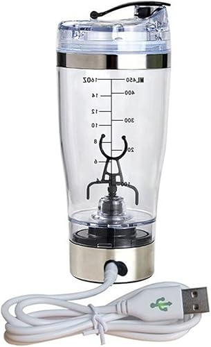 ELEOPTION - Mezclador automático de bebidas y licuadora de proteínas, botella de agua de 16 onzas, respetuoso con el medio ambiente, movimiento