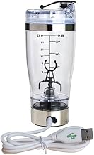 ELEOPTION Automatic Protein Shake Drink Mixer and Blender, 16oz Water Bottle. Eco-Friendly, Tornado, Vortex Movement with Detachable Mixer and Sports Cup (16OZ, USB Charger)