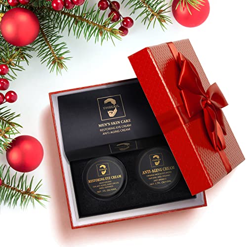 Yoobeaul Mens Eye Cream Face Cream - Natural Eye Cream For Dark Circles Puffiness And Under Eye Bags, Mens Anti Aging Eye Cream, Face Moisturizer, Organic Cream To Reduce Fine Lines Wrinkles -2.7Oz #TOP6