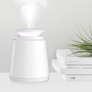 Humidificateur d'Air Chambre, WuYan Humidificateur à Brume Fraîche Mini, Humidificateur d'Air Chambre Bébé, Humidificateur d'Air Huile Essentielles, Capacité de 350ml/Bouilloire