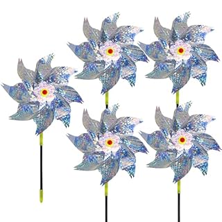 MOGADEE moulins réfléchissants lot de 5, 55 cm