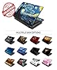 LSS Laptop 17-17.3" Skin Cover with Colorful Van Gogh Starry Night Pattern for HP Dell Lenovo Apple Asus Acer Compaq - Fits 16.5" 17" 17.3" 18.4" 19" (2 Wrist Pads Free) #5