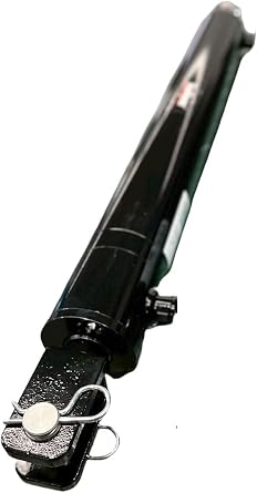TruePower Hydraulic Cylinder, Double-Acting & Steel-Welded Cylinder with Clevis Ends, 3" Bore x 24" Stroke x 1.5" Rod, 3/4"-16UNF SAE #8 Port, 3000 PSI