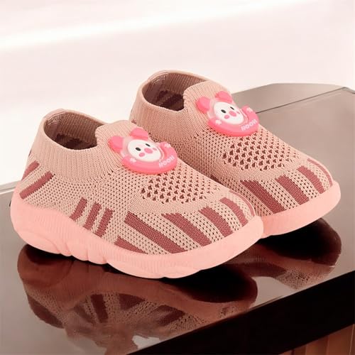 Image of HOOH Baby Walking Shoes with Whistle Sound, Slip-on Knit Breathable Shoes for Baby Boys & Girls Upto 0 Months to 24 Months