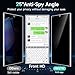 YWXTW EZ Unlock for Samsung Galaxy S24 Ultra Privacy Screen Protector, [0.1S Ultrasonic Fingerprint Support] [Not Glass] 25° Anti Spy Private S24 Ultra Screen Protector Case Friendly, 2 Pack
