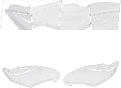 A Pair of Front Headlight Covers for Toyota Corolla 2011 2012 2013 Left Driver and Right Passenger Side Headlight Covers Headlamp Lens Covers