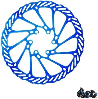 G3 Color Mtb Disco de freno 160 180 mm Rotor de pinza mecánica hidráulica para bicicleta Vtt BMX Road Ultra Light (azul, 160 mm)