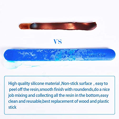 Silicone Measuring Cups For Epoxy Resin,1Pcs 8Oz Graduated Silicone Cup,4Pcs 100Ml Mixing Cups,2Pcs Silicone Stire Sticks,For Epoxy Molds,Tumbler Making,Acrylic Paint Pouring Accessories #TOP3