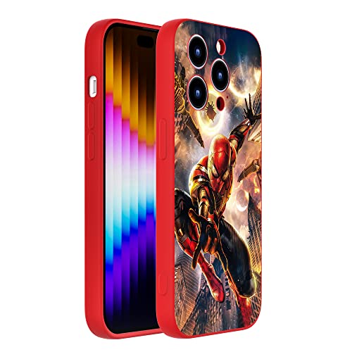 King Dragon Pattern Case For Iphone 13 Pro Max, With Us Superhero Character, Compatible Wireless Charging Silicone Iphone 13 Pro Max Case Red #TOP2
