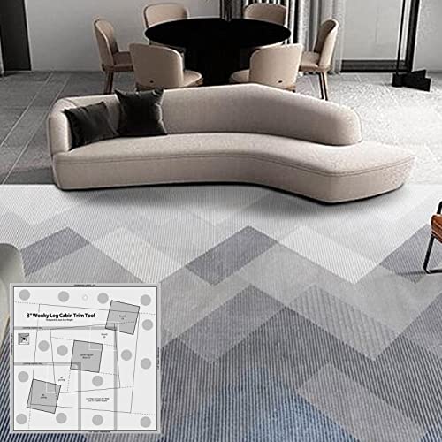 Molde Quilting - Régua de modelagem de roupas | Ferramenta de acabamento de cabana de madeira em acr