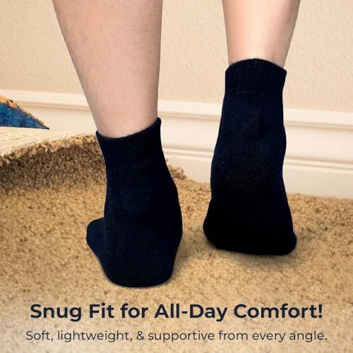 Image of Ankle Socks for Men|Sneaker Socks Breathable Socks for Loafers|Athletic Running Socks Gym Everyday Sock|6 Pairs