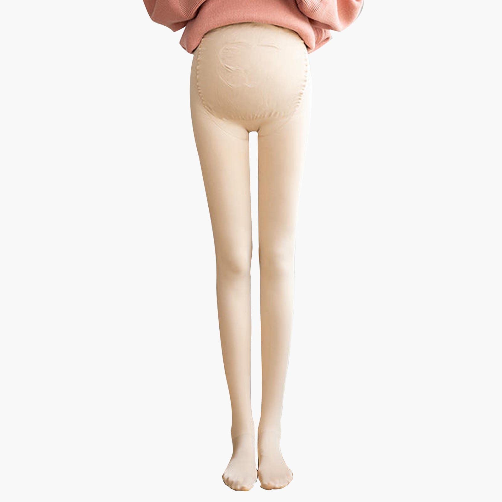 Zimowa moda ciążowa damskie legginsy ciążowe legginsy polarowe legginsy, elastyczne, grube majtki