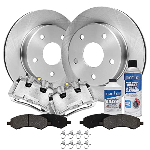 Image of Detroit Axle - Front Brake Kit for 2005-2008 Dodge Dakota
