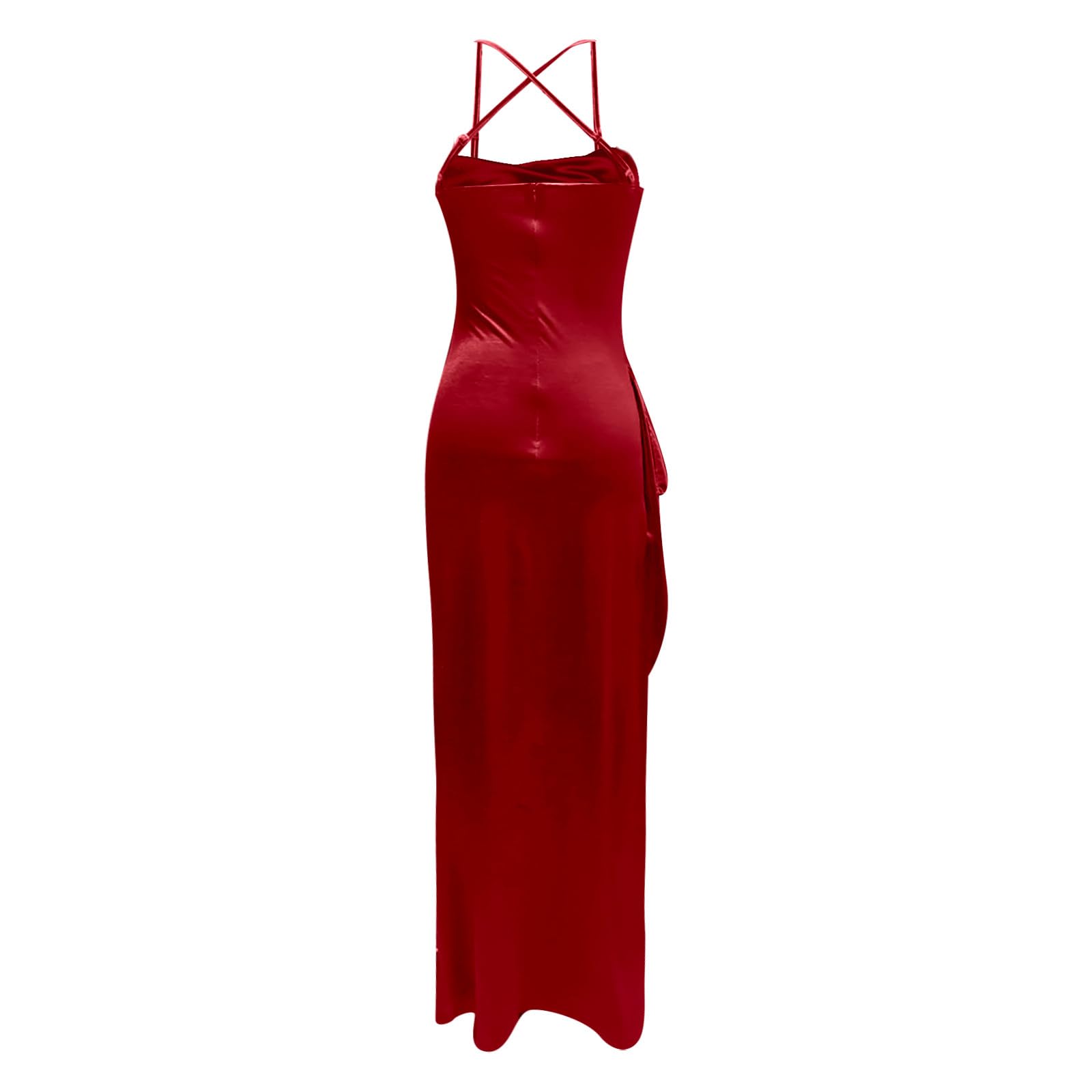 Satin Brautjungfernkleid Damen langes figurbetontes Standesamtkleid formelles edles Ballkleid klassisch zeitlos für standesamtliche Trauungen Hochzeitsfeiern Galas feierliche Familienveranstaltungen