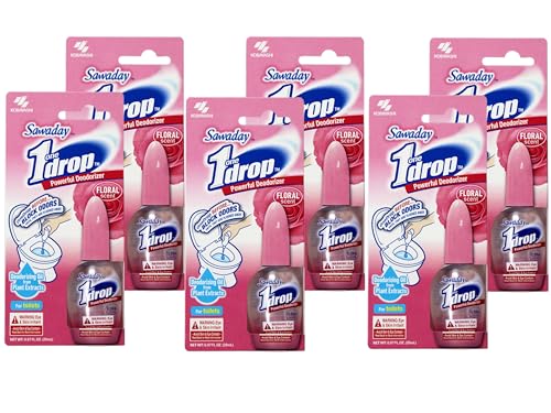 One-Drop Powerful Deodorizer Floral Scent 0.67 Ounce 6 Pack