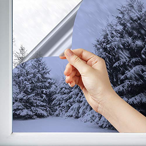 DIMEXACT - Film Isolant Anti Froid pour fenêtre - Bleu - 152 cm x 0.5 m - en Rouleau