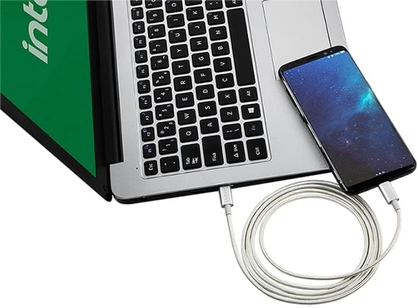 USB-C Cabo de Nylon 1,5m Intelbras EUCC 15NB Branco