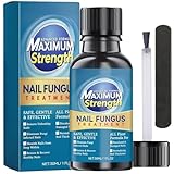 Fungal Nail Treatment for Toenails Extra Strong, Nail Fungus Treatment for Toenail, Effective Antifungal Nails Treatments, Strengthen and Revitalize Damaged, Broken, Discolored Nails, 30ML