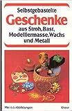 selbstgemachtes granola  Selbstgebastelte Geschenke aus Stroh, Bast, Modelliermasse, Wachs und Metall.