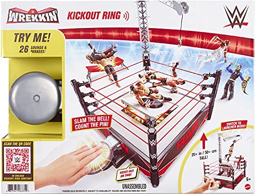 WWE Wrekkin- Kickout Ring Playset - Anything can Happen in WWE with The Wrekkin Kickout Ring playset!