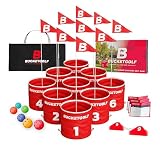 bucketgolf Game Pro The Original Ultimate Backyard Golf Game for Family, Adults and Kids - Portable 9 Hole...