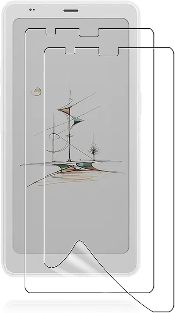 2 Pack Screen Protector for BOOX Palma 2 6.13 inch (2026 Newest), PET Film, Anti-Scratch, HD Ultra-Clear,Anti-Glare