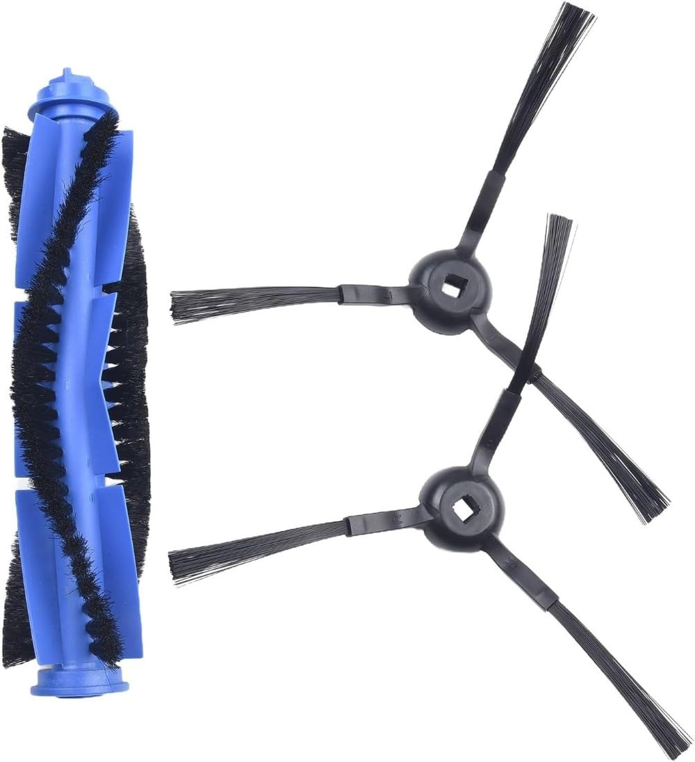 Części zamienne do Eufy RoboVac L35 Hybrid+ i LR30 Hybrid+ - szczotka główna i 2 szczotki boczne do wydajnego odkurzania robota