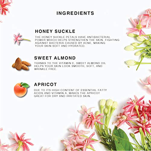 BEAUTE DE PROVENCE Honey Suckle Multi-Use Face, Body & Hair Oil - Hydrates Skin, Restores Shine - With Apricot, Coconut Oil & Vitamin E - 4 Fl Oz
