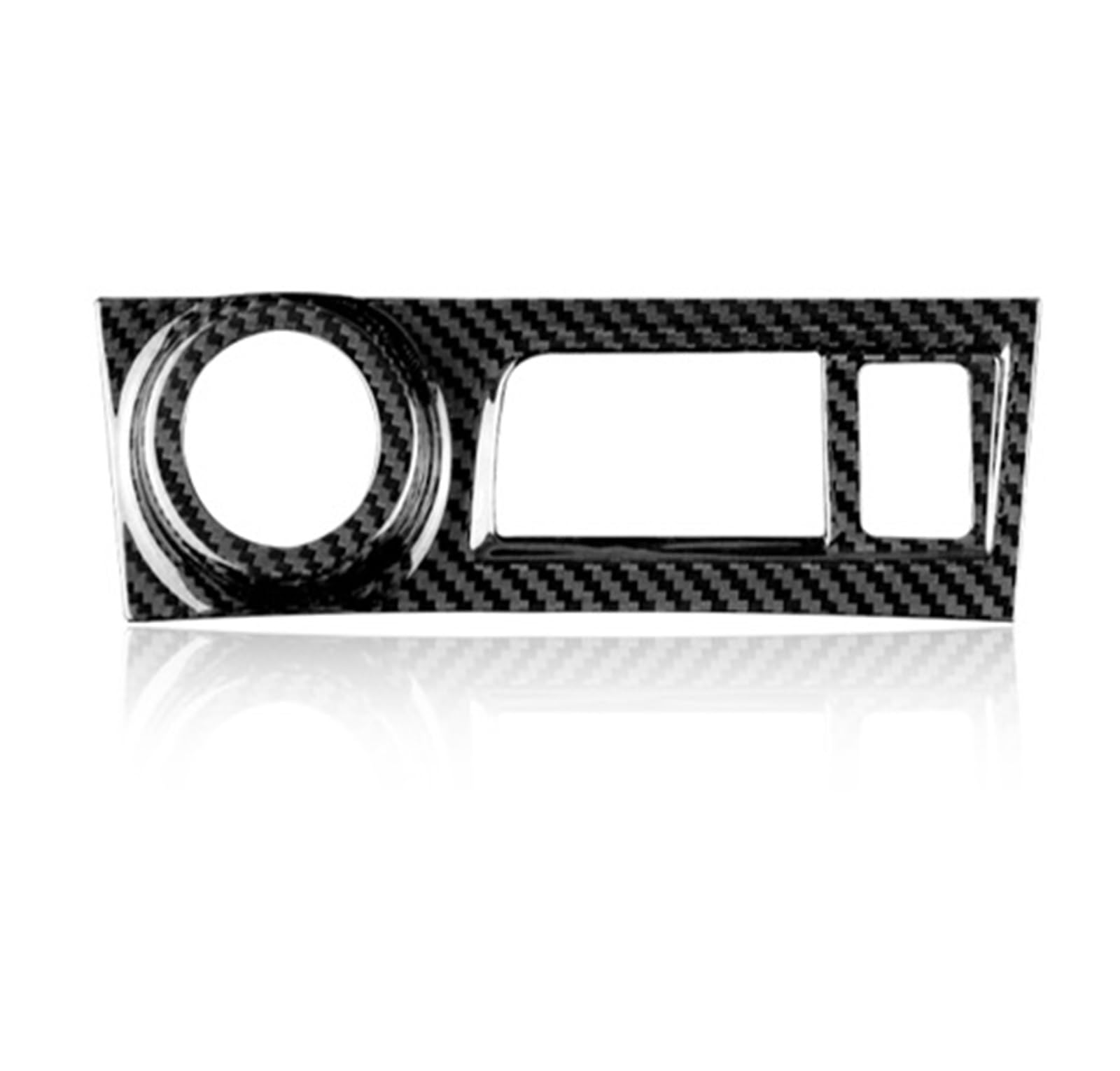 Car Trim Interior for Subaru for BRZ 2013-2020 Hard Carbon Fiber Accessories Interior Trim Car Central Control Decoration Cover Sticker Interior Mouldings(Black Igniter Cover)