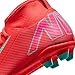 Nike Jr. Mercurial Superfly 10 Club Little/Big Kids' MG High-Top Soccer Cleats (FQ8318-800, Ember Glow/Aurora Green) Size 6