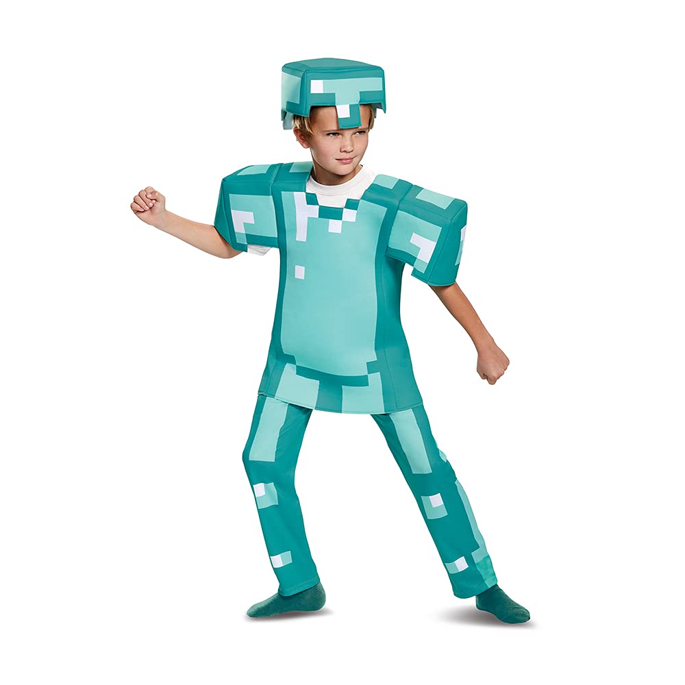 Disfraz de Minecraft Armor Deluxe para Halloween para niños